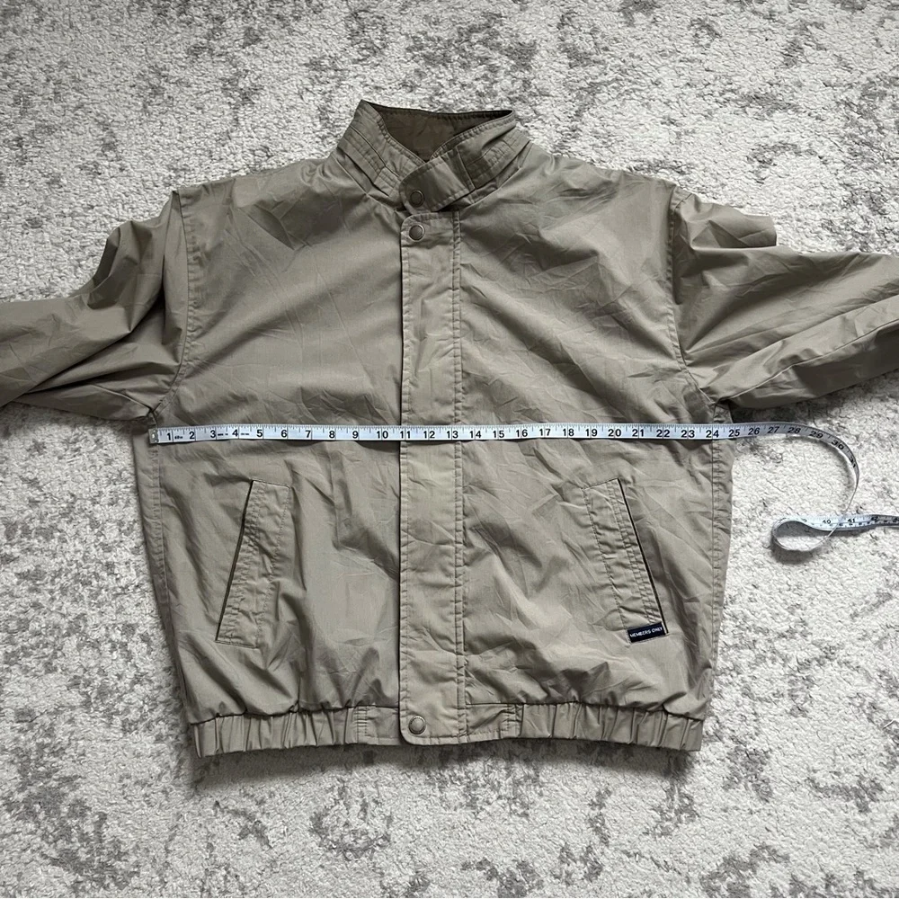 Members Only Vintage Mariner Tan Bomber Jacket Windbreaker Men’s Large - Picture 8 of 9